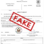 A Forged Warrant For My Arrest Is Going Viral Online